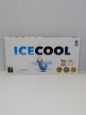 ICE COOL Board Game Brain Games Brian Gomez Award Winning Family 2018 Complete